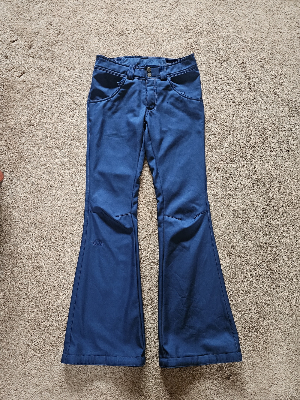 The North Face Softshell Fleece-Lined Pants - Women's XS - Blue Bootcut